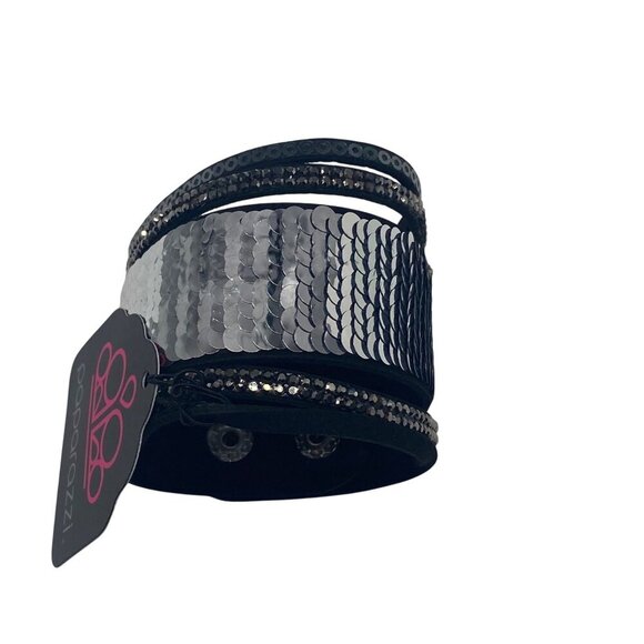 Paparazzi Jewelry Heads Or Mermaid Tails Urban Bracelet Silver Sequin For Women - Picture 7 of 8